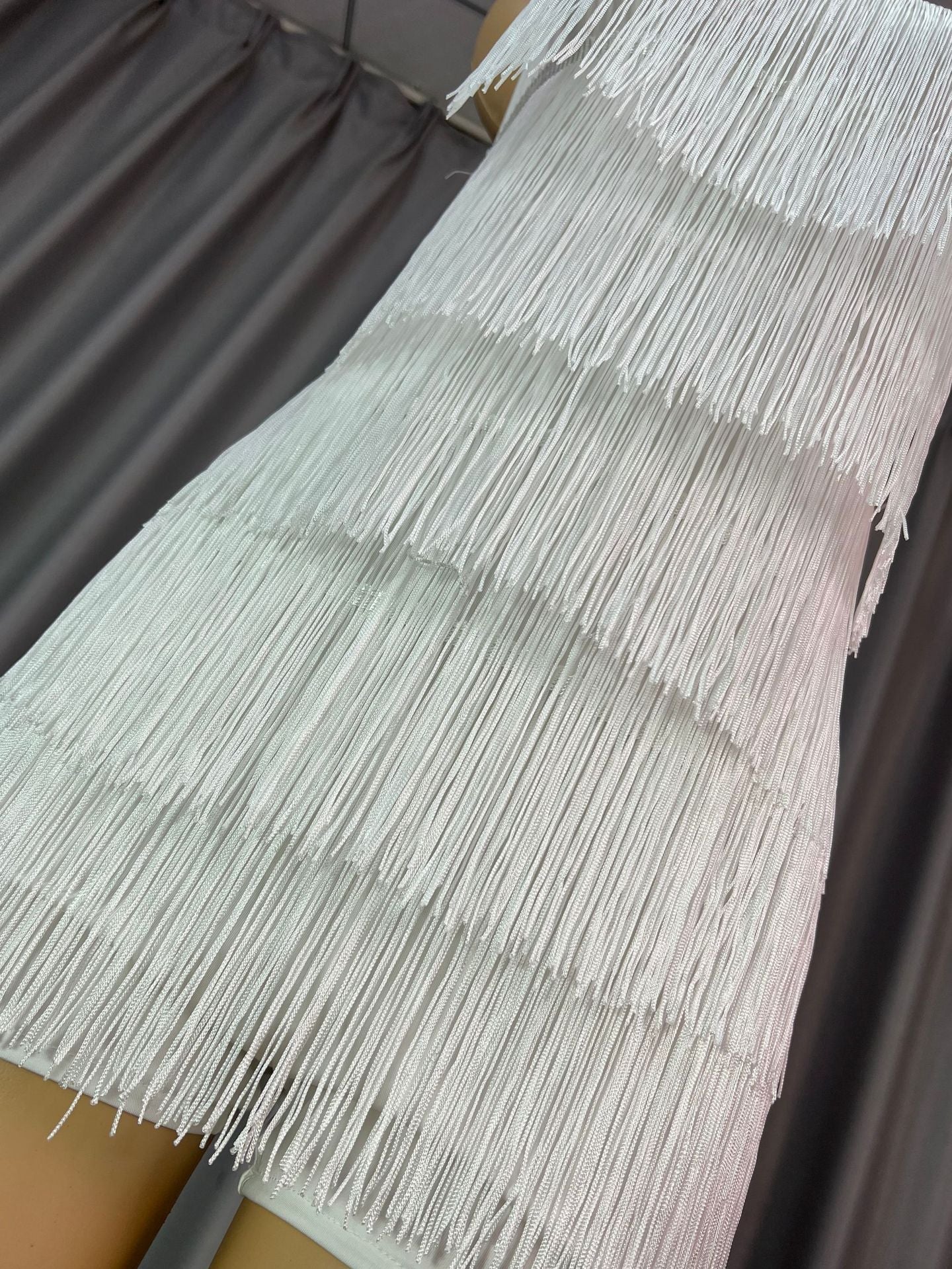 Backless Fringed Jumpsuit