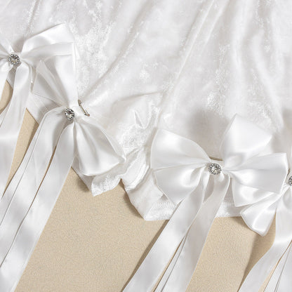 Adorable Bow Shorts Set