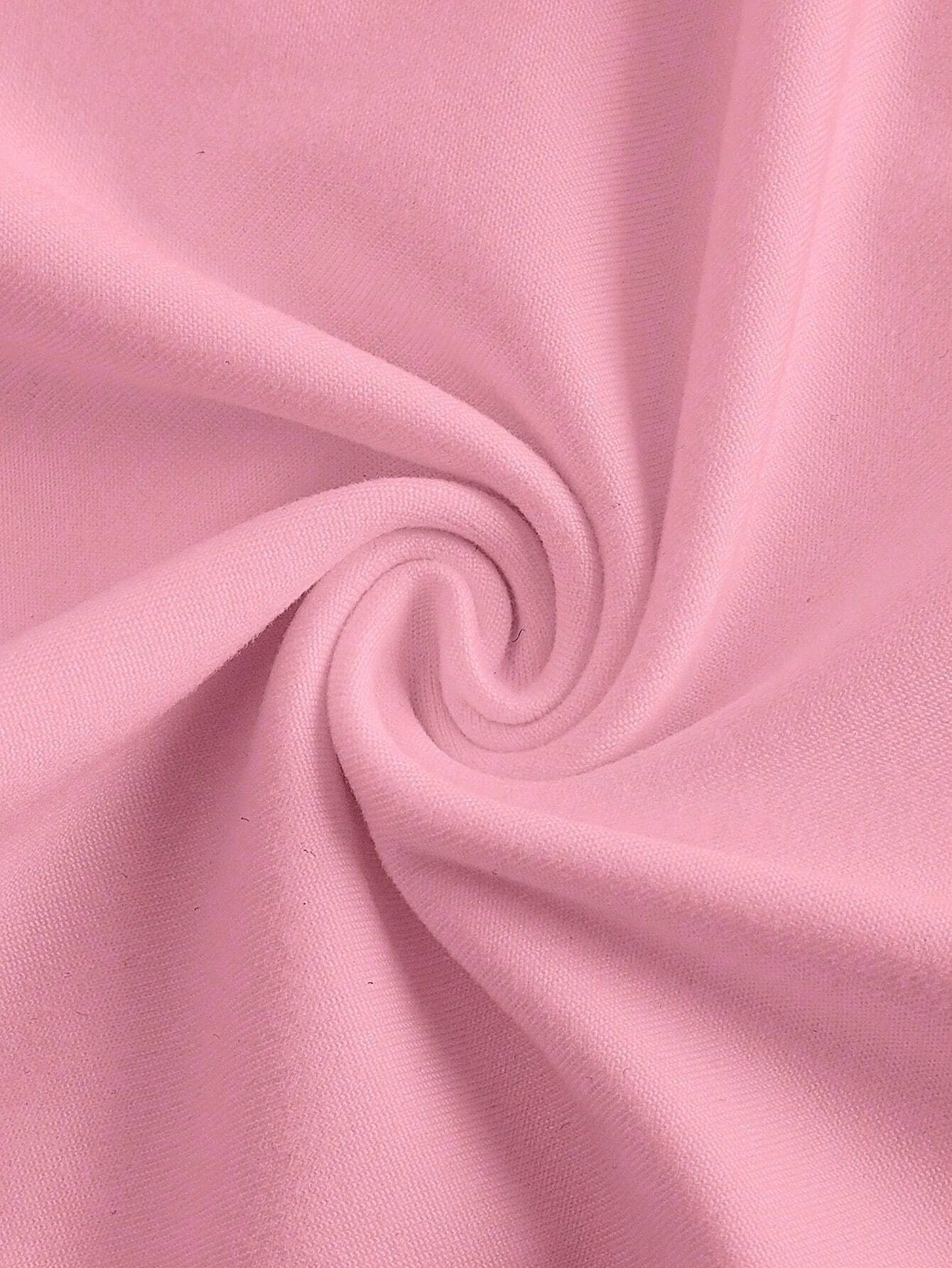 Solid color stretch top