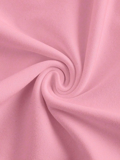 Solid color stretch top