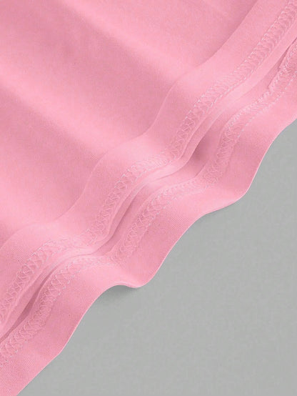 Solid color stretch top
