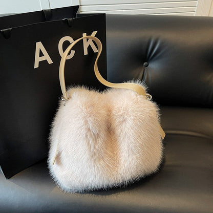 Fashionable plush bag