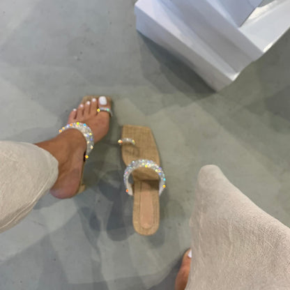 High Heel Silver Strap Sandals