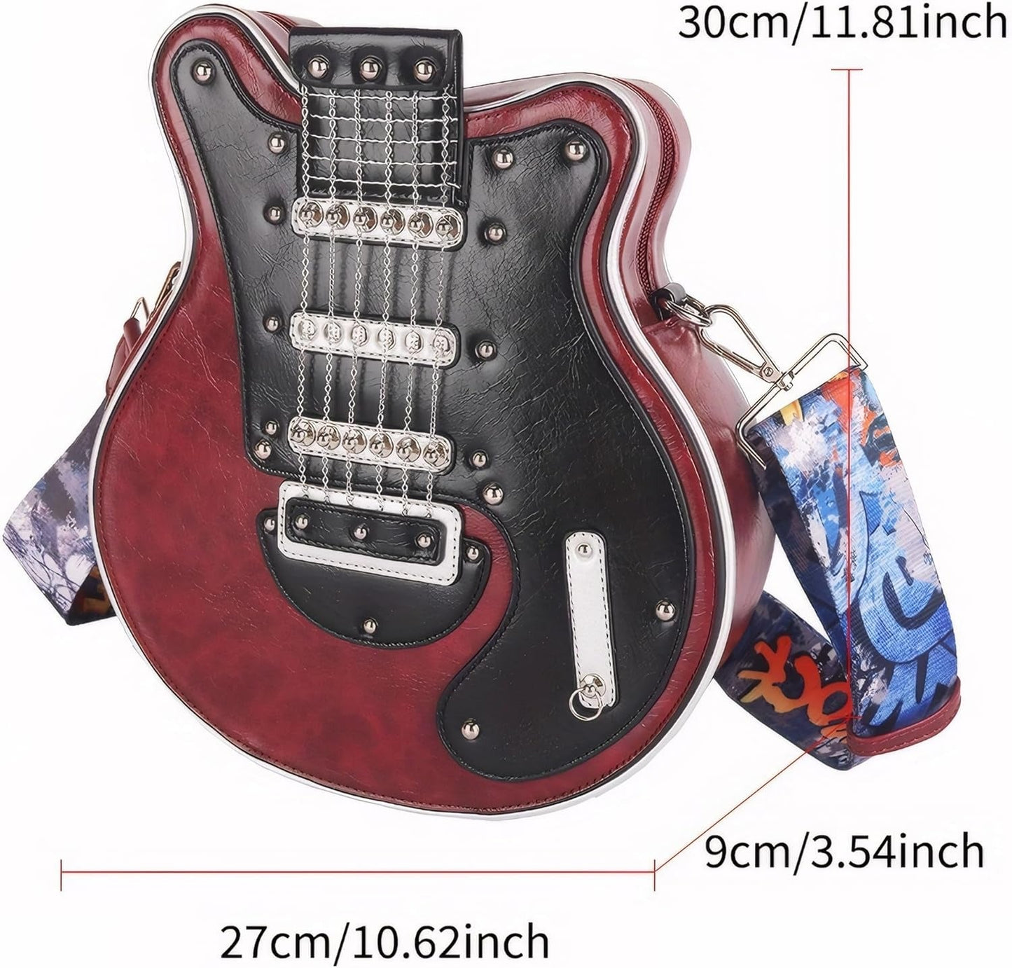 Bass Guitar Unique Design Shoulder Bag