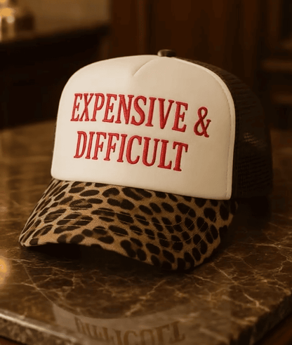 Leopard Embroidered Cap
