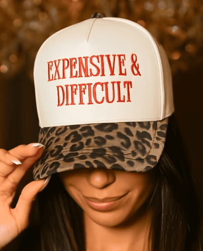 Leopard Embroidered Cap