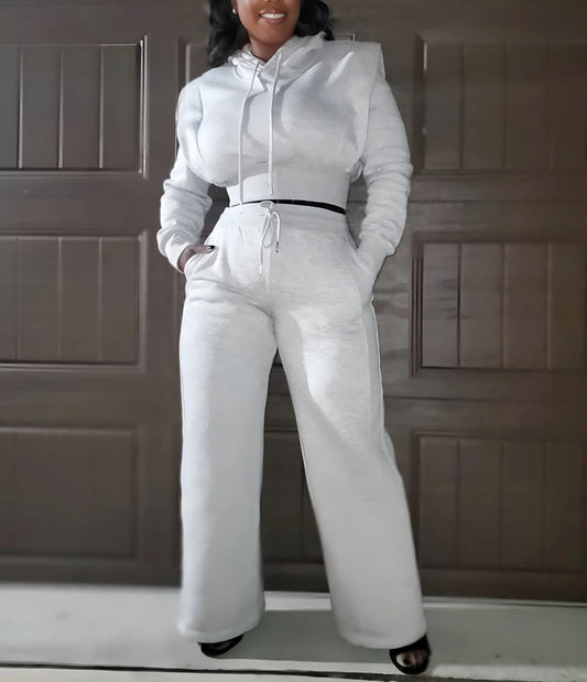 ⏰Limited Time Offer： Grey Sweat Set