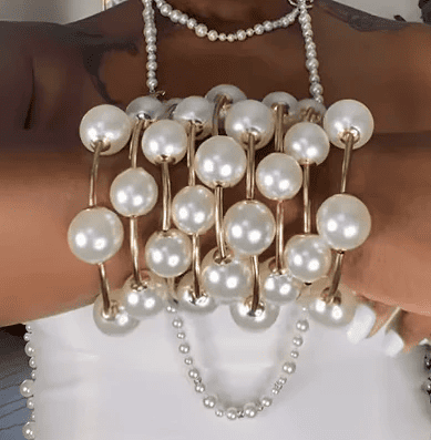 Crystal Pearl Blessing Bracelet