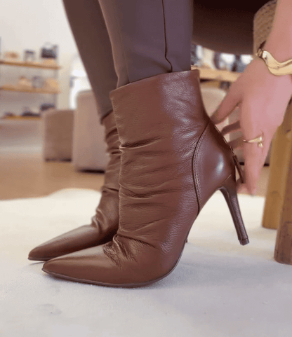 Women's Pointed Toe Heel Ankle Boots