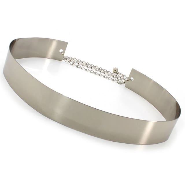 Adjustable Dress Belt Metal Waist Belt