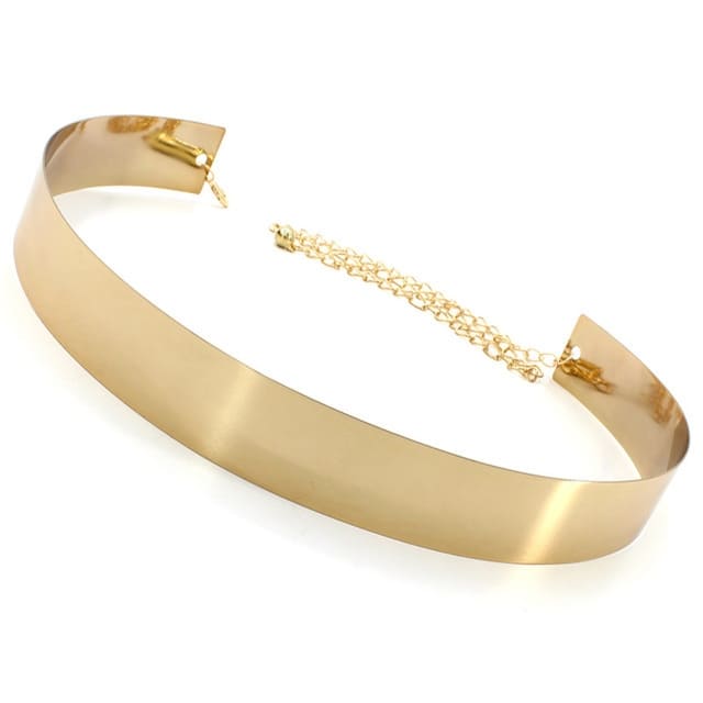 Adjustable Dress Belt Metal Waist Belt