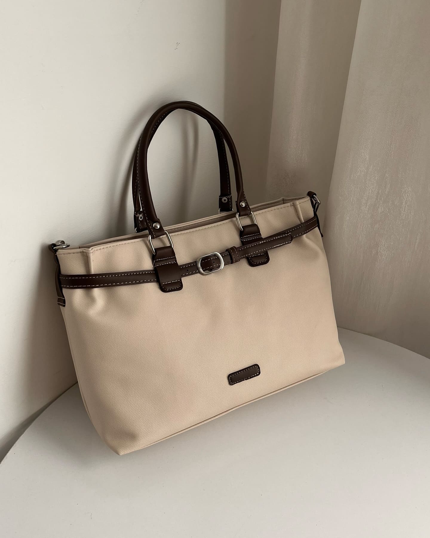 Multi Purpose Nylon Oxford Patch Tote Bag