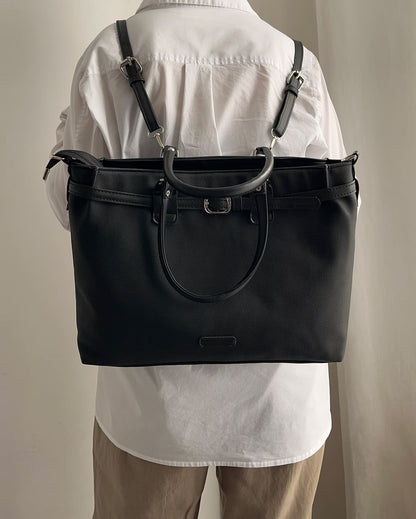Multi Purpose Nylon Oxford Patch Tote Bag