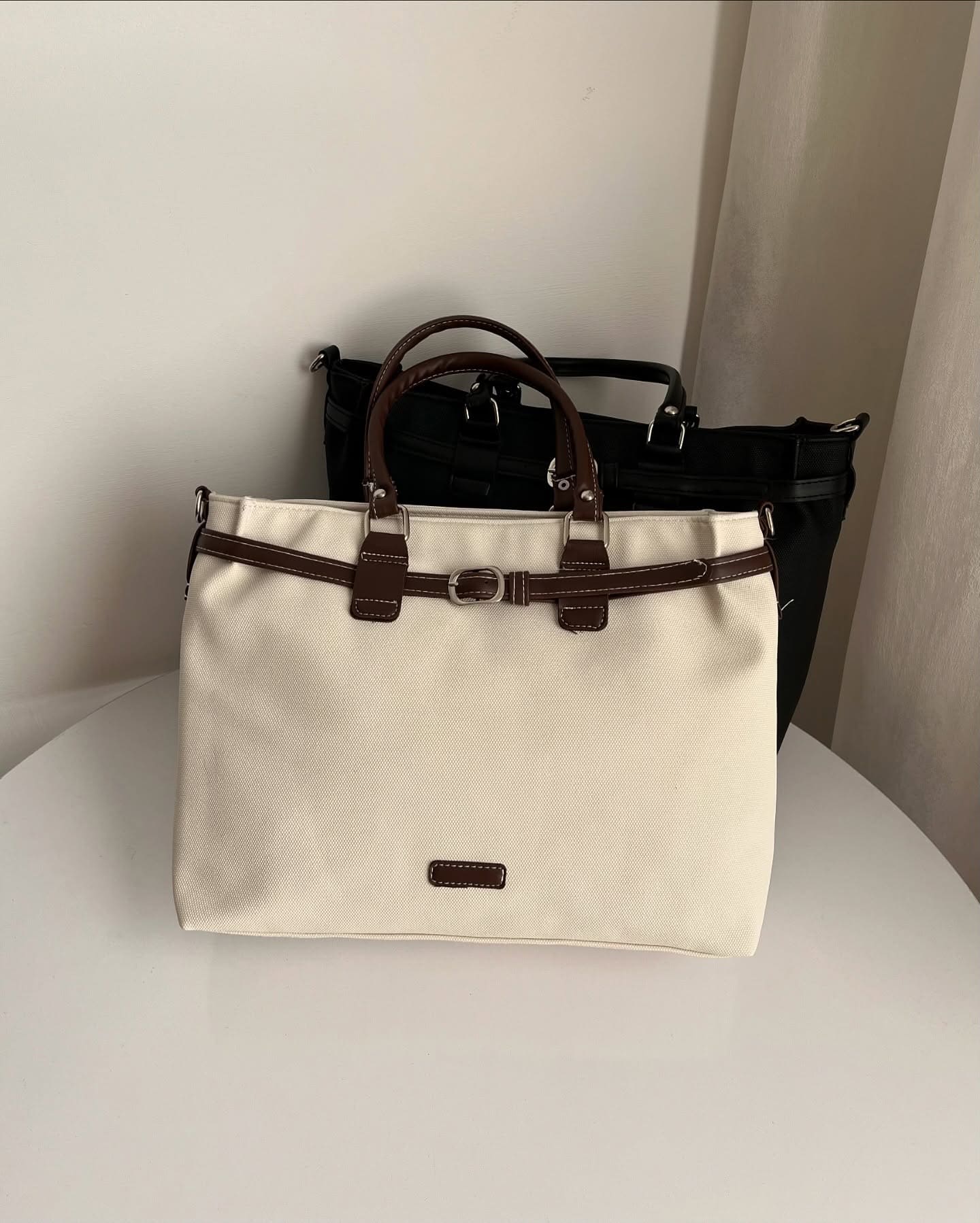 Multi Purpose Nylon Oxford Patch Tote Bag