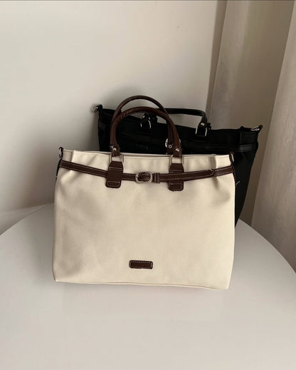 Multi Purpose Nylon Oxford Patch Tote Bag