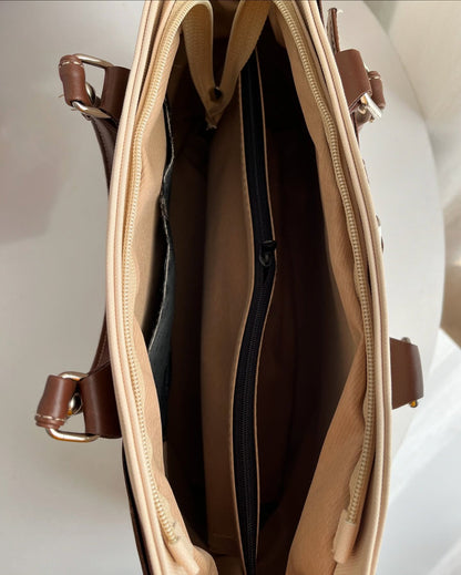 Multi Purpose Nylon Oxford Patch Tote Bag