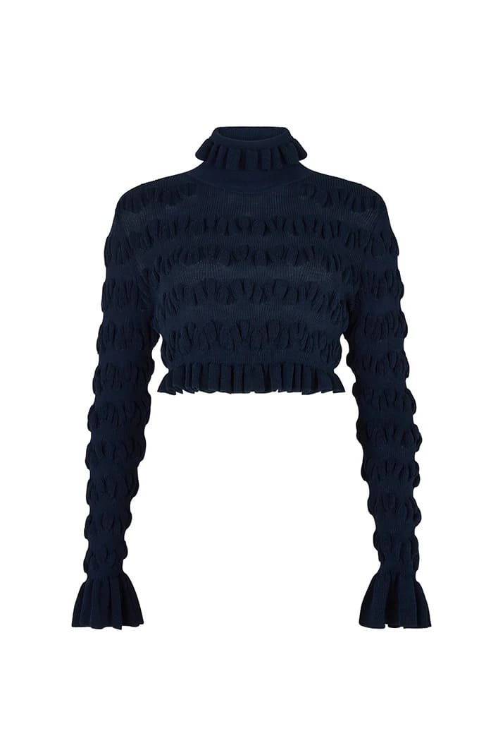 Knit Crop Top & Mermaid Skirt Set