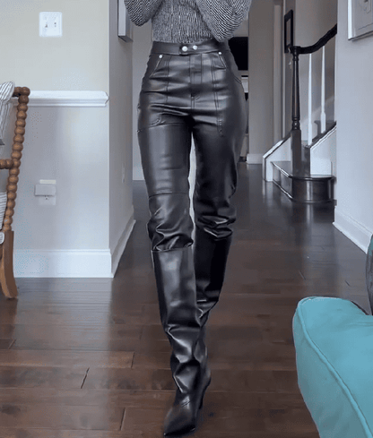 Vegan Leather Pants
