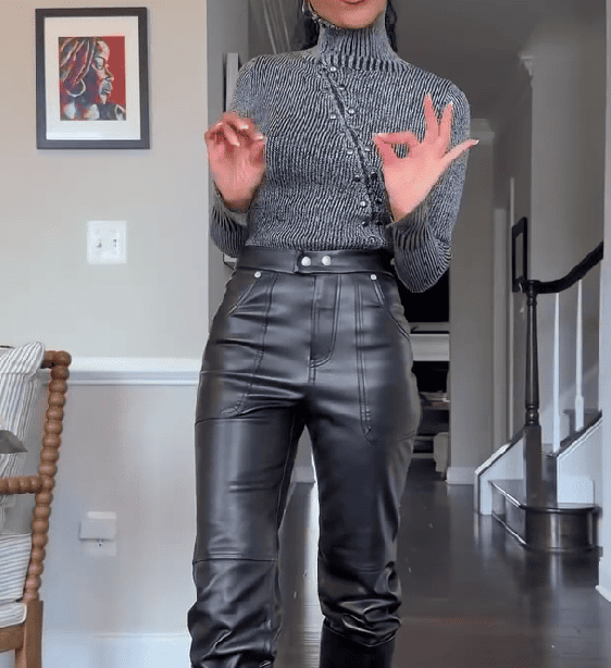 Vegan Leather Pants
