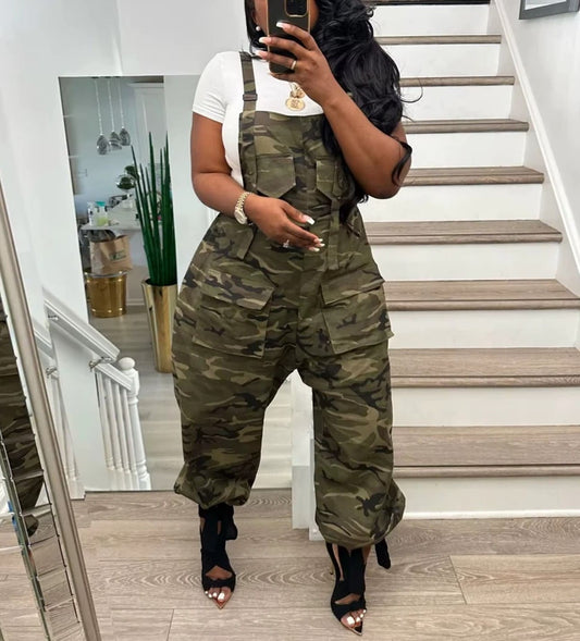 Camouflage Baggy Jumpsuit