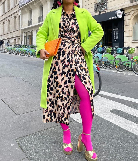 Wool Blend Slim Coat