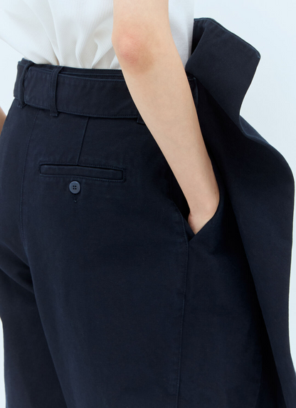 Women's Irregular Fold-over Pants