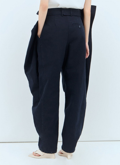Women's Irregular Fold-over Pants