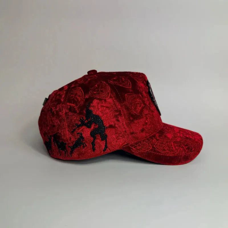 LUCIFER U2 Velvet Baseball Cap