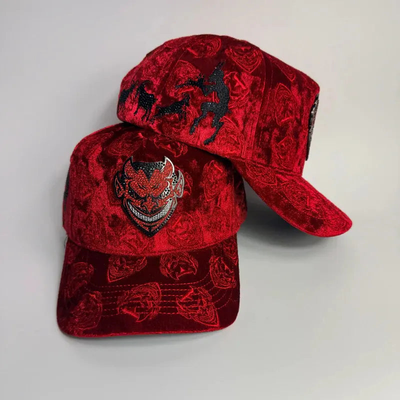 LUCIFER U2 Velvet Baseball Cap