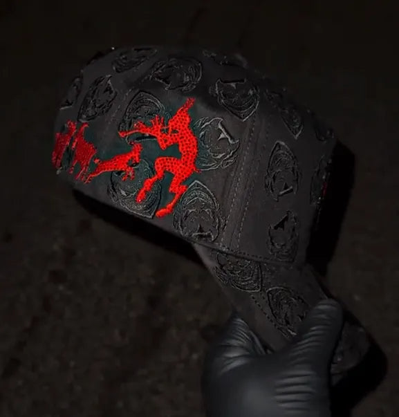 LUCIFER U2 Velvet Baseball Cap