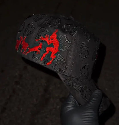 LUCIFER U2 Velvet Baseball Cap