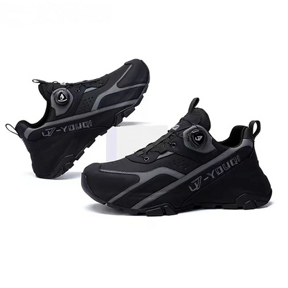 Breathable Casual Cowhide Chunky Sole Height-Enhancing Sneakers