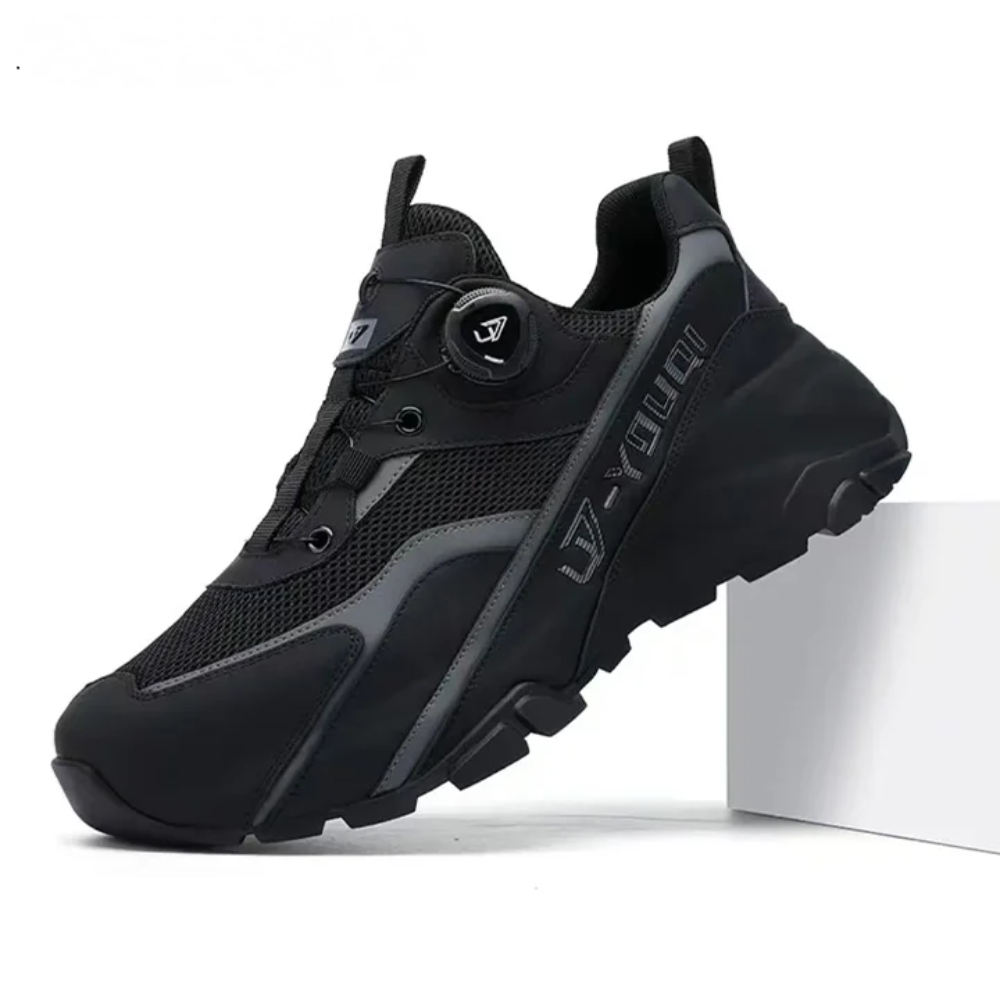 Breathable Casual Cowhide Chunky Sole Height-Enhancing Sneakers