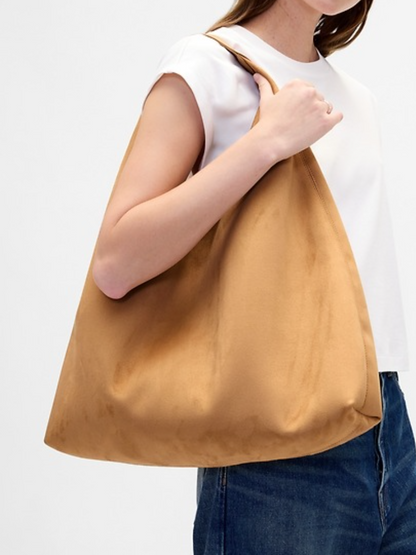Suede Shoulder Bag