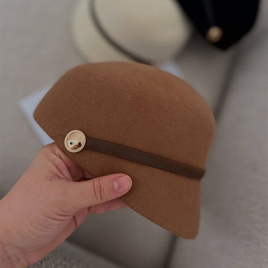 Wool Hat Equestrian Hat Warm Felt Hat
