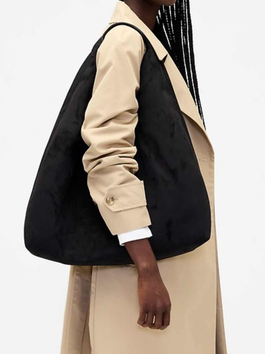 Suede Shoulder Bag