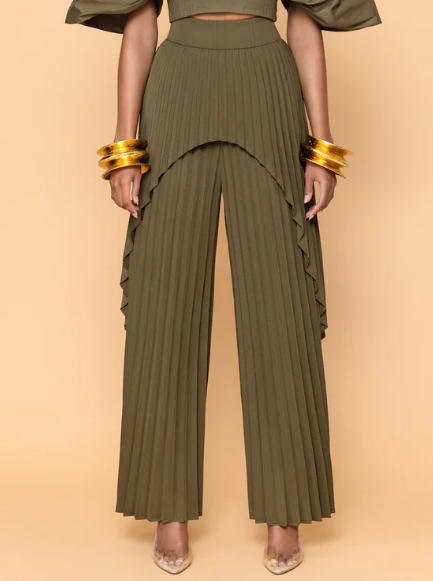 Statement Pleated Trousers