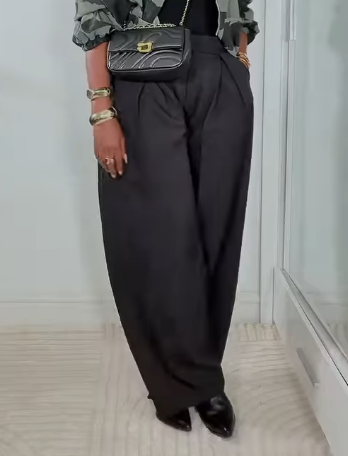 Chic Loose Black Pants