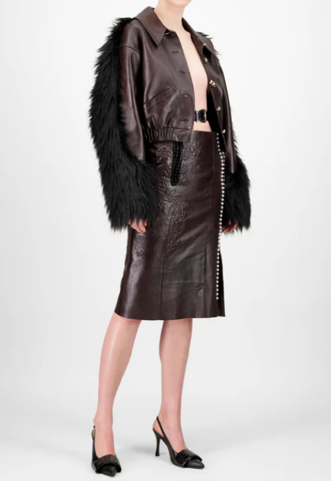 Bomber Faux Fur Jacket Outfit