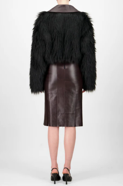 Bomber Faux Fur Jacket Outfit