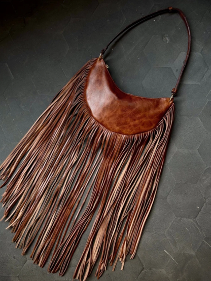 Fab One-shoulder Tassel Bag