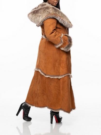 Hooded Plush Coat